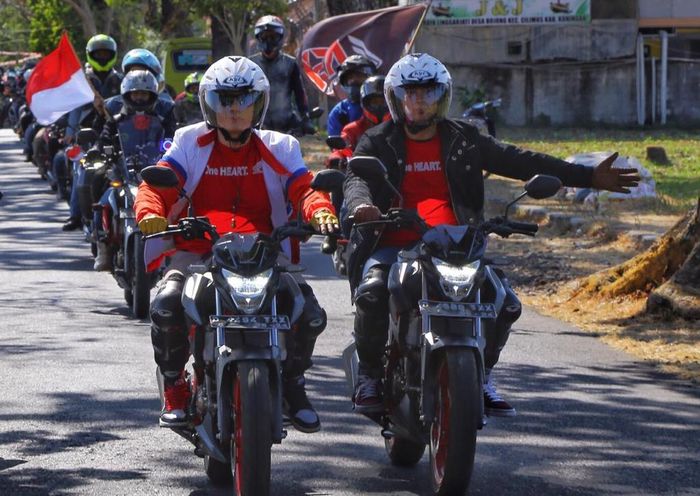 Touring bersama hadir di Jamnas ASFI yang ke-3 sebagai bentuk nyata rasa persaudaraan khas bikers.
