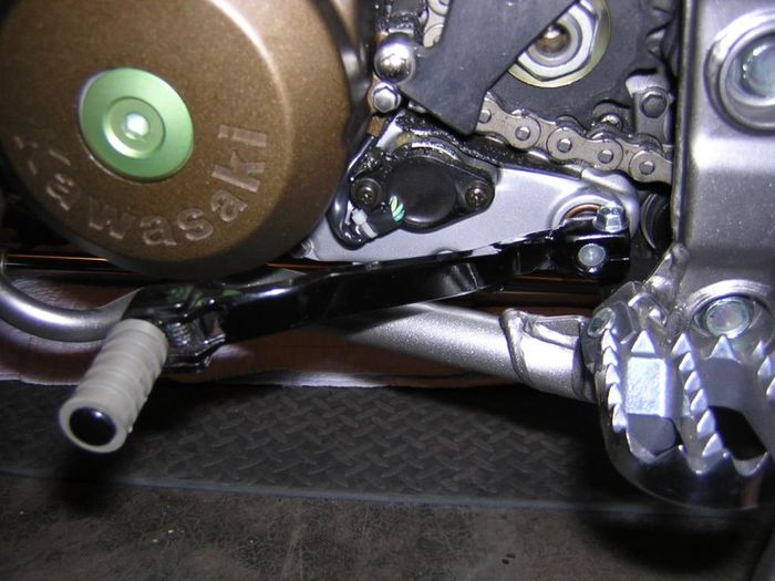 Shifter KLX 250 di KLX 150 biar ga gampang patah