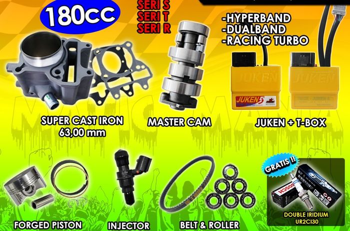 Paket lengkap Rp 3,165 juta