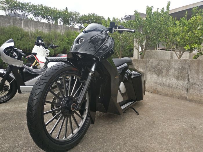 Honda PCX berkonsep bagger ubahan Hasan Law di Honda Dream Ride Project (HDRP) 2019