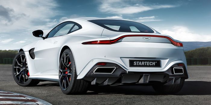 Tampilan samping Aston Martin Vantage hasil garapan Startech