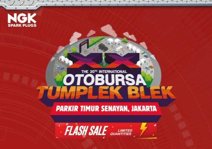Flash sale dari NGK di Otobursa Tumplek Blek 2019