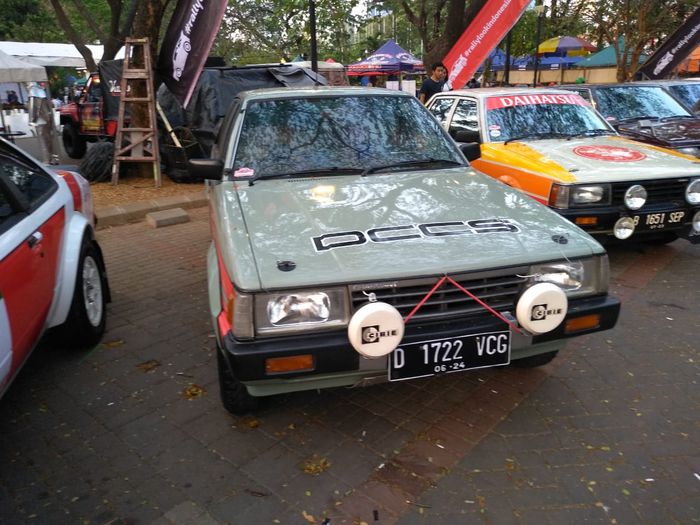 Daihatsu Charmant dengan gaya Rally Look di Otobursa Tumplek Blek 2019