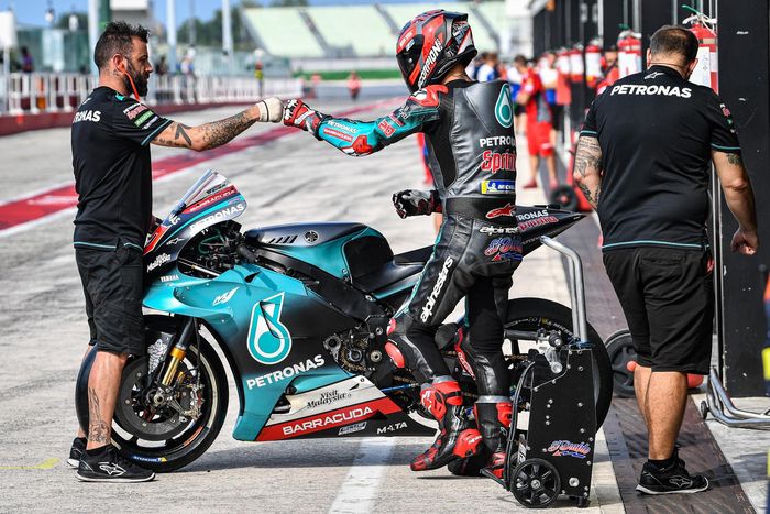 Fabio Quartararo optimis dengan hasil tes untuk sesi race MotoGP Misano mendatang 