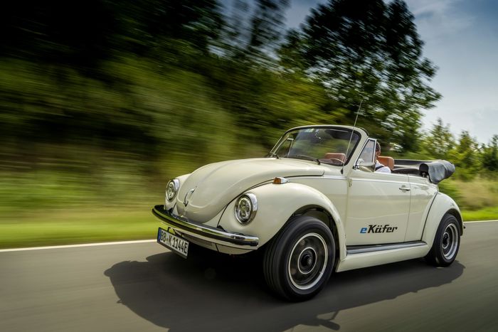 VW Beetle listrik dapat digeber hingga 150 km/jam