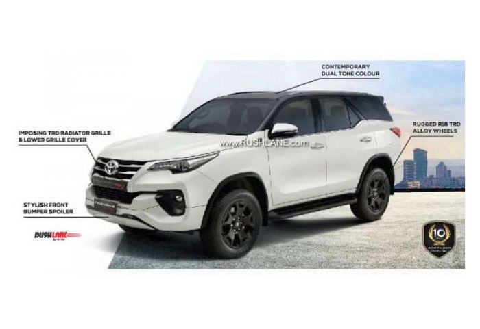 Toyota Fortuner TRD Sportivo siap meluncur di India