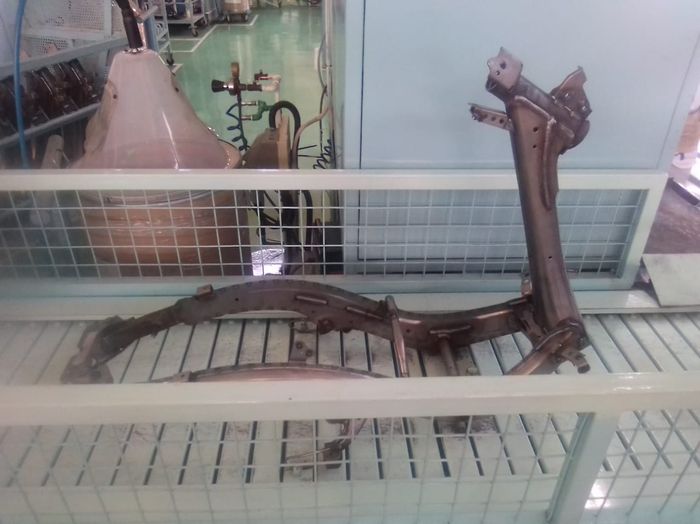 Proses pembuatan rangka eSAF Honda Genio