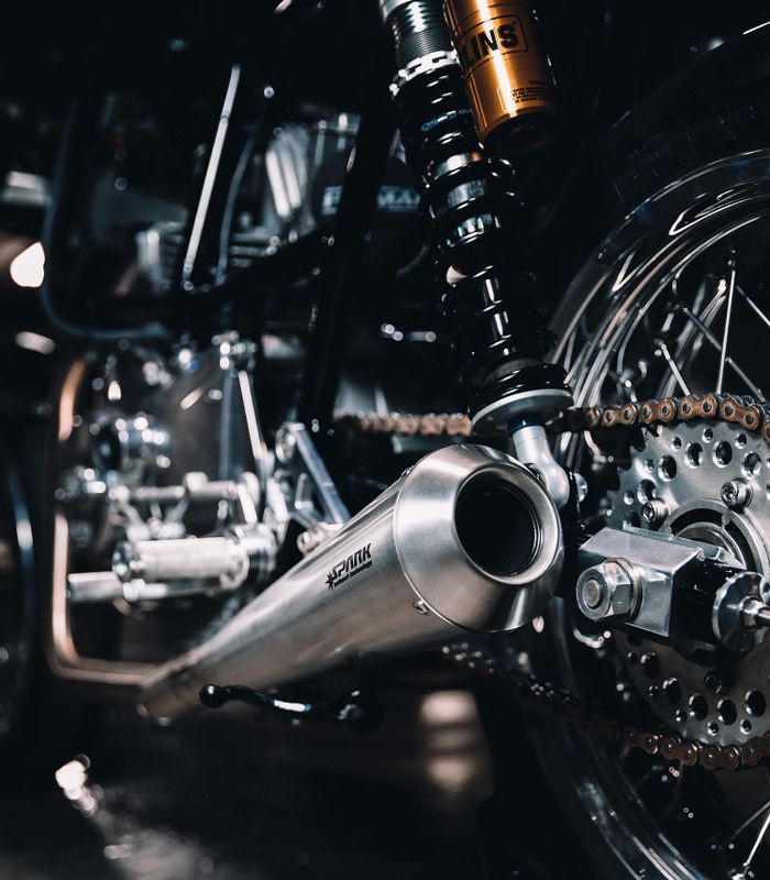 Kaki-kaki mendapat upgrade suspensi Ohlins