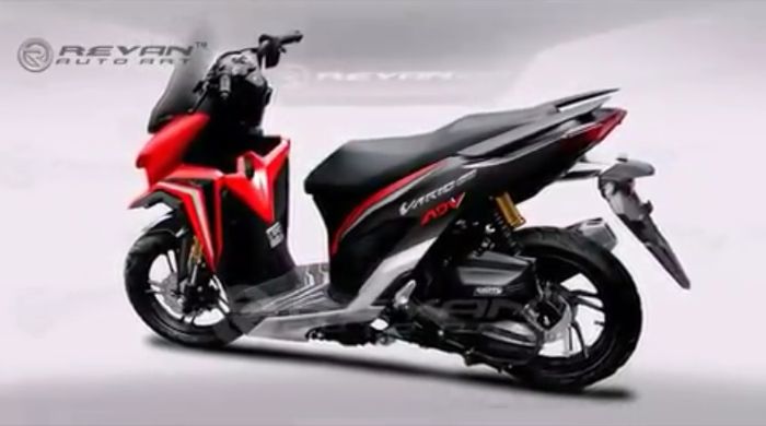 Modifikasi Honda Vario 150 ala-ala ADV150.