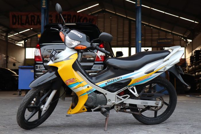 Suzuki Satria Hiu yang ditawar masih full orisinil, bukan hasil restorasi