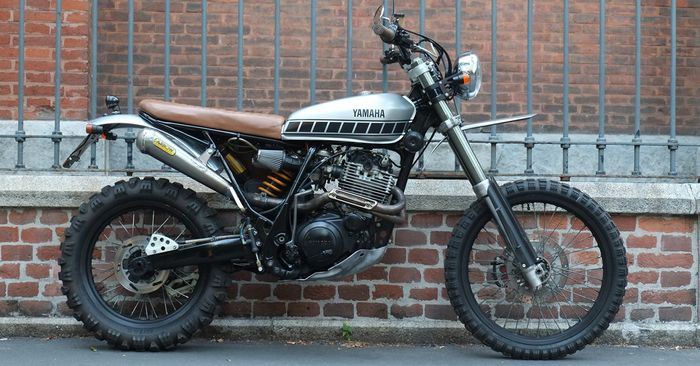 Yamaha TT600S Belgarda ini cocok banget buat jadi inspirasi modif scrambler
