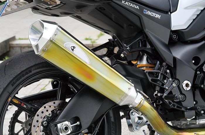 Knalpot K-Factory CLR-G+ untuk Suzuki Katana 1000