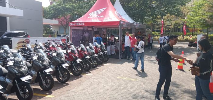 Persiapan test ride Honda ADV150