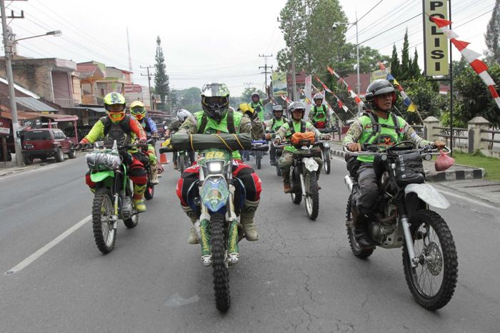 15 motor mengikuti Green International Xtreme Adventure (GIXA) 2019 yang digelar di Sumatera Utara (Sumut) dari tanggal 28 September hingga 5 Oktober nanti.