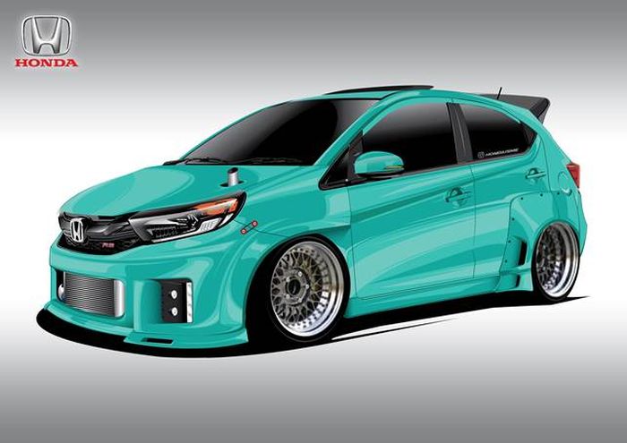 Honda Brio Virtual Modification Gaya Elegan 3