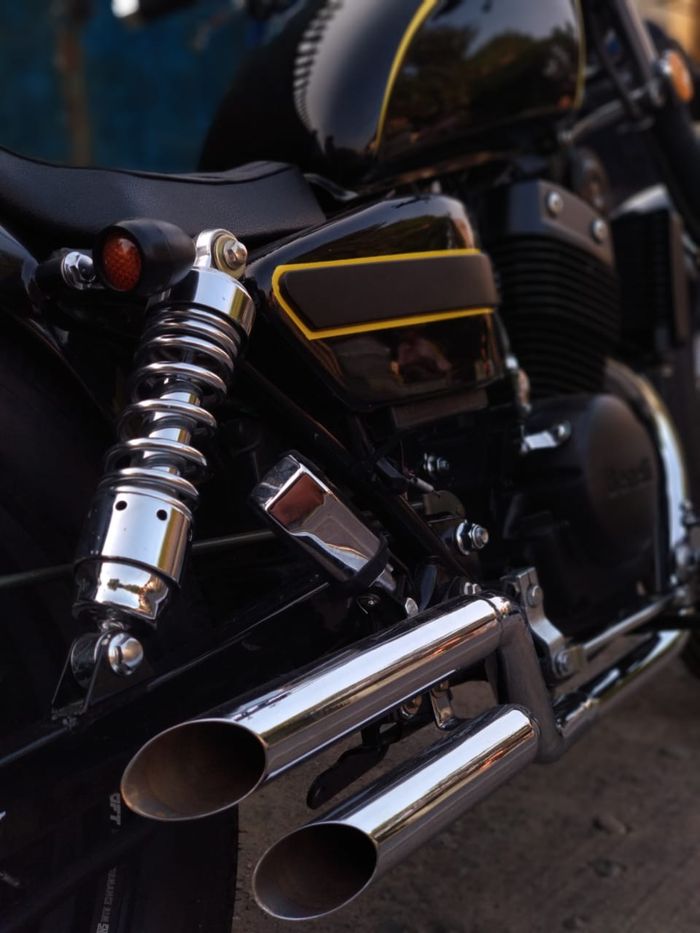 Knalpot kustom bikin suaranya makin adem