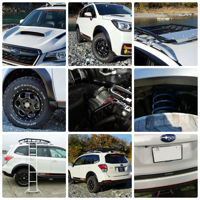 Detail modifikasi Subaru Forester