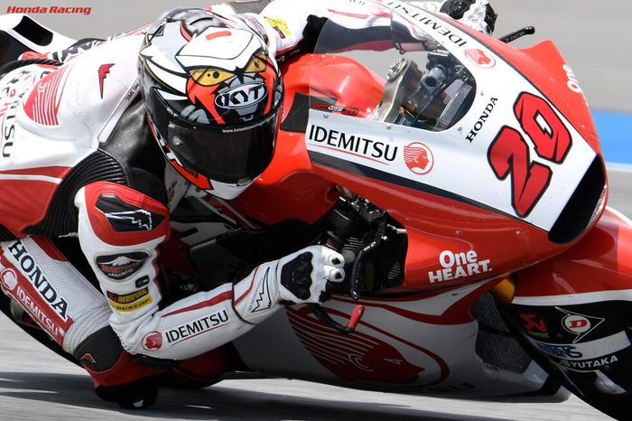 Dimas Ekky Pratama di sesi latihan kedua Moto2 Jepang (18/10/2019)