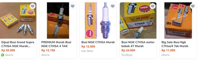 Waspada busi palsu banyak dijual di toko online