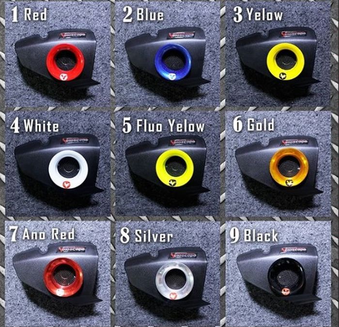 Pilihan warna Veloscope 
