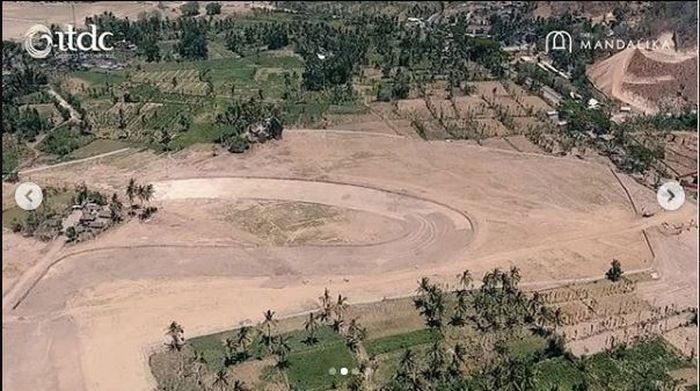 Pembangunan Mandalika International Street Circuit dimulai pada 1 Oktober 2019.