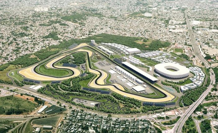 Ilustrasi sirkuit calon venue MotoGP Brasil 2022