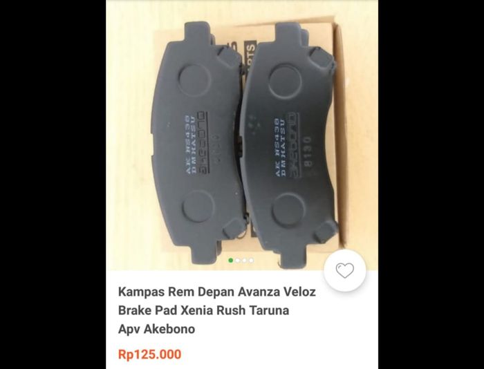 Kampas Rem Akebono Brake Palsu