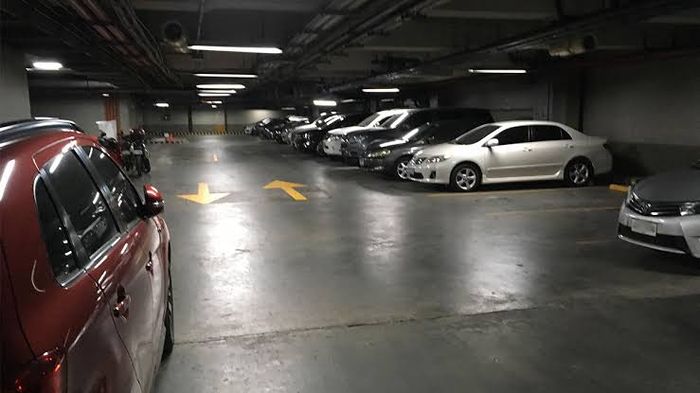 Ilustrasi tempat parkir.