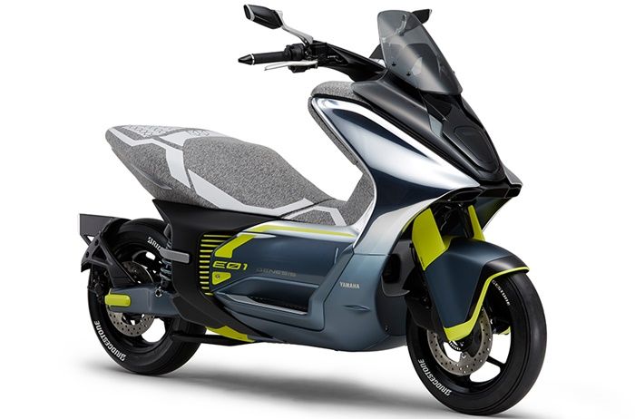Motor konsep Yamaha E01 seperti NMAX masa depan