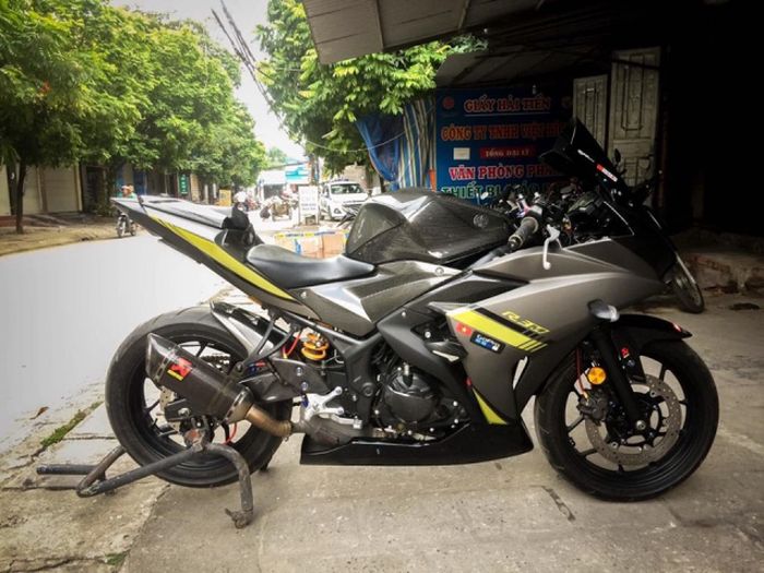 Yamaha R3 ini menjadi lebih istimewa