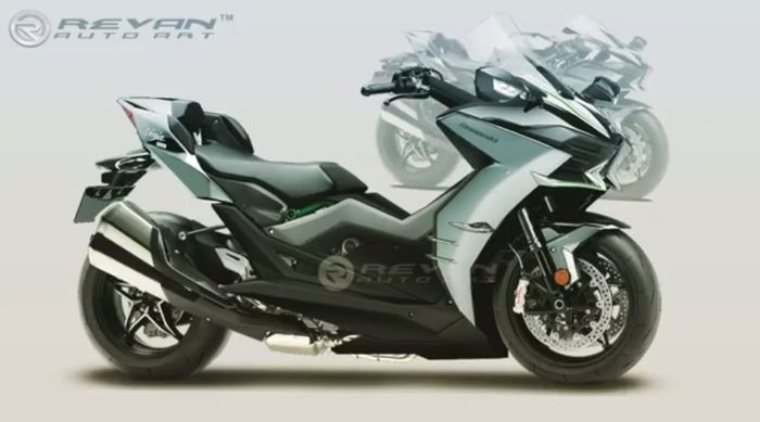 Kawasaki Ninja H2 versi skutik