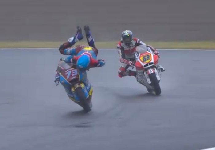 Alex Marquez high side di FP3 MotoGP Jepang 2019