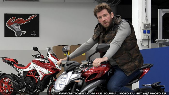 Timur Agusta, CEO MV Agusta, menunggangi MV Agusta Brutale 1000