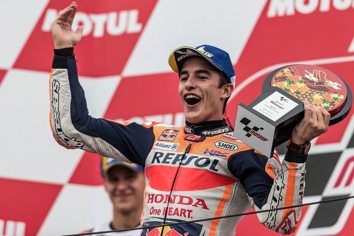 Marc Marquez mengungkap strategi balapannya di MotoGP Jepang 2019