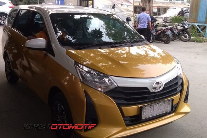 Sosok Toyota New Calya yang dijadikan armada taksi