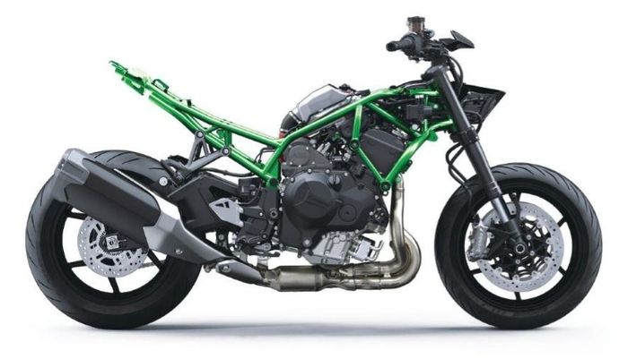 Rangka dari Kawasaki Z H2