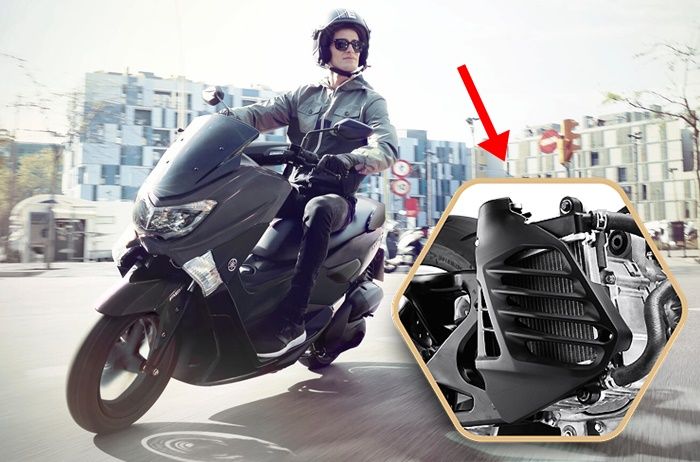 Yamaha NMAX dengan pendinginan radiator