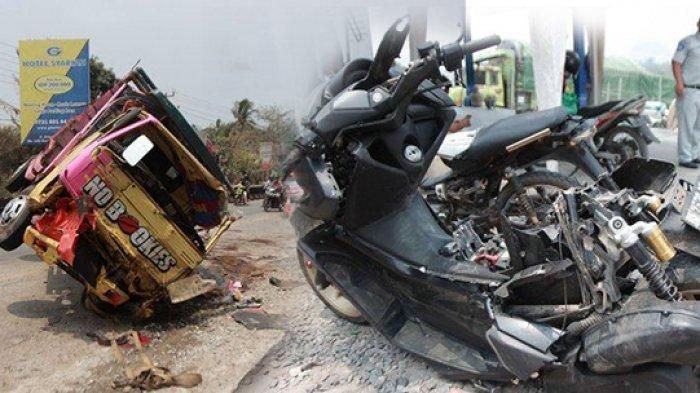 Truk tabrak Yamaha NMAX hingga satu keluarga tewas