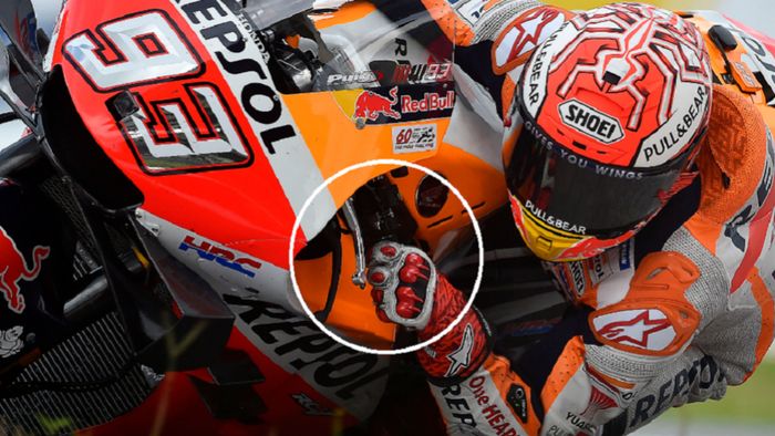 Marc Marquez pakai tuas rem skutik di hari pertama MotoGP Malaysia