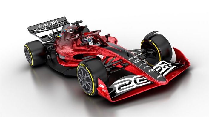 Rancang mobil baru F1 untuk tahun 2021.