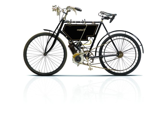 Sepeda motor Peugeot tahun 1885