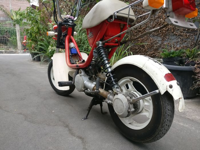 Yamaha Malic yang menggunakan gardan