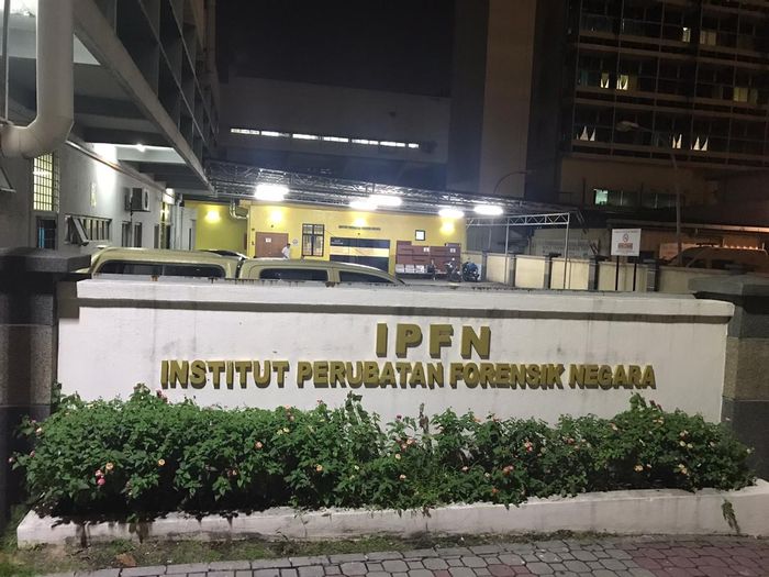 Jenazah Afridza Munandar akan diotopsi lebih dulu di Institut Perubatan Forensik Negra di Hospital Kuala Lumpur, Malaysia (3/11).