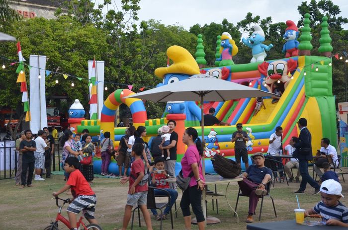 Arena bermain dalam festival Avanza-Veloz Sebangsa di Bali