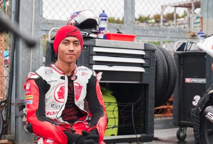 Afridza Munandar, pebalap muda asal Tasikmalaya, jabar yang tewas di Sirkuit Sepang, Malaysia (2/11/2019).