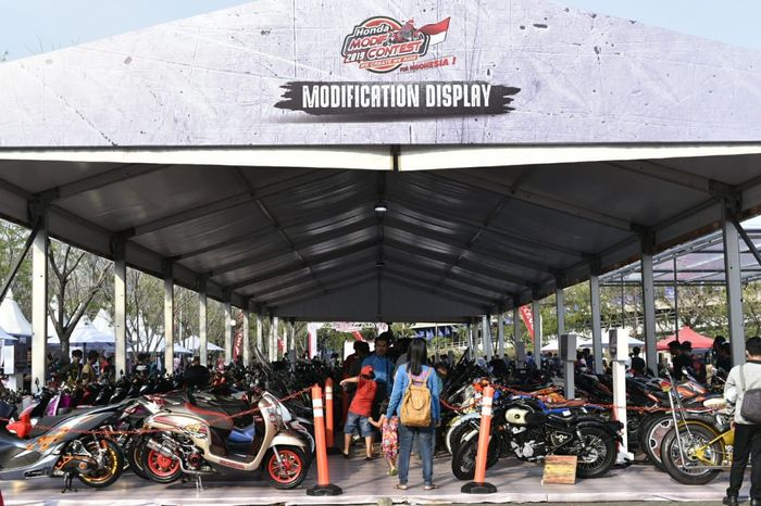 Booth Modification display di Honda Modif Contest 2019 Jakarta