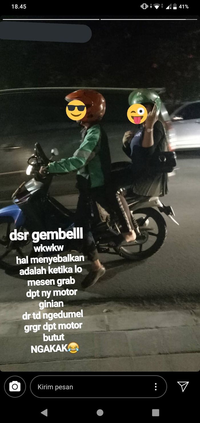 Curhatan driver ojol dikatain penumpangnya gembel gara-gara motor