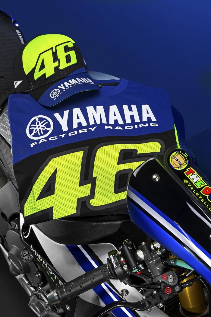 Ini desain apparel resmi VR46 Racing untuk 2020 kategori VR46 Yamaha model Racing Line