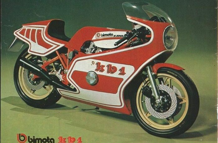 Bimota KB1 menggunakan mesin Kawasaki Z1