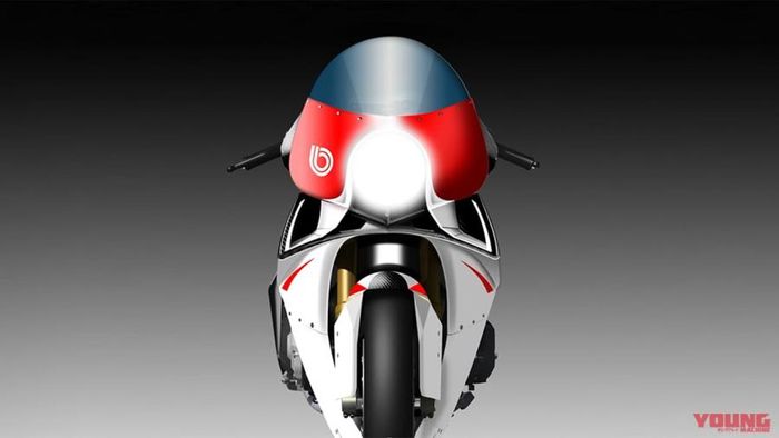 Tampak depan Bimota KB4